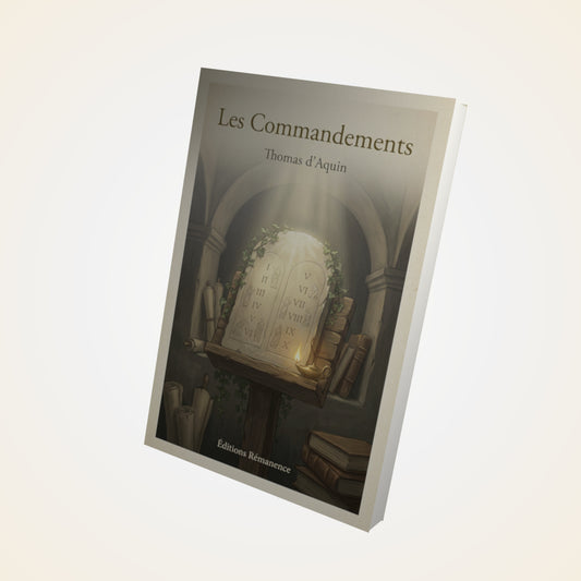 Livre Les Commandements – Thomas d’Aquin - Couverture 3D