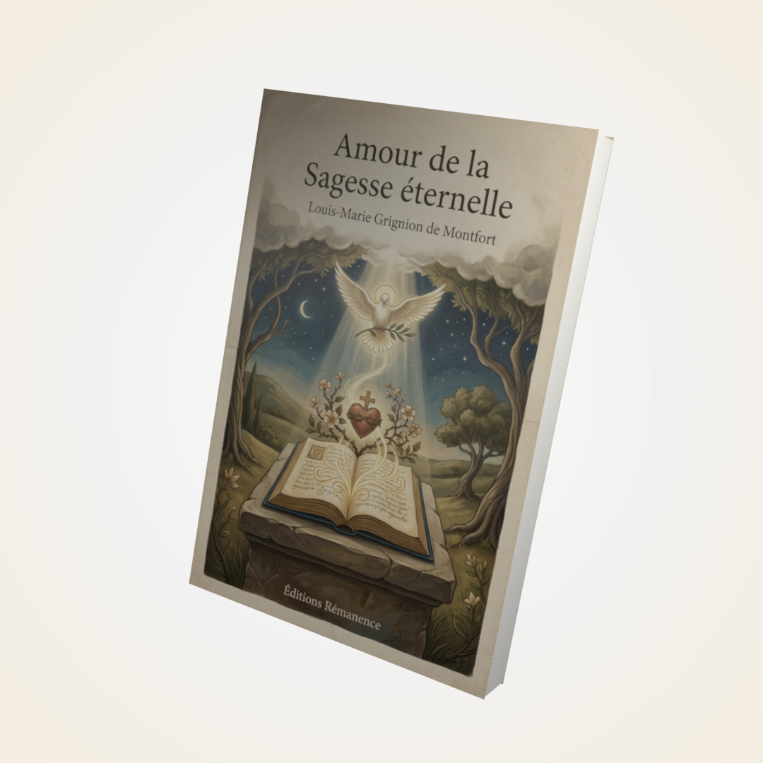 Livre Amour de la Sagesse éternelle – Saint Louis-Marie Grignion de Montfort - Couverture 3D