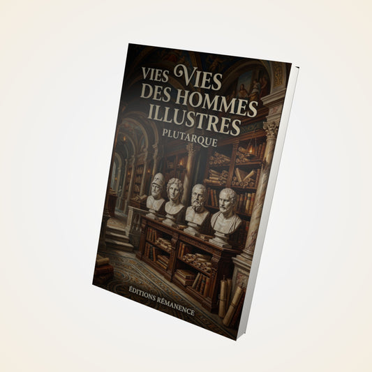 Livre Vies des hommes illustres – Plutarque - Couverture 3D