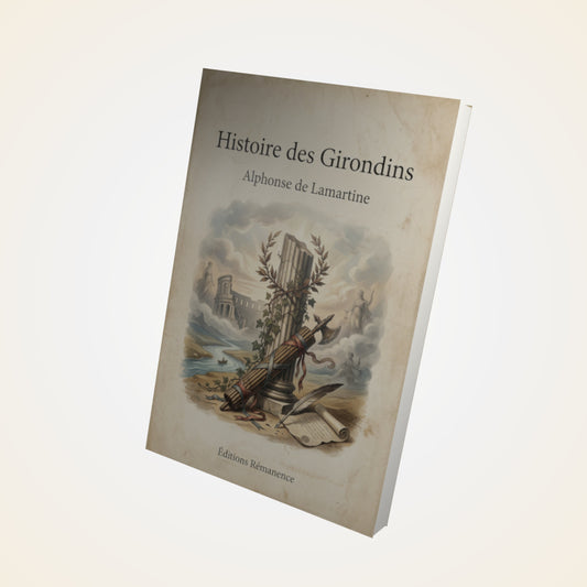 Livre Histoire des Girondins – Alphonse de Lamartine - Couverture 3D