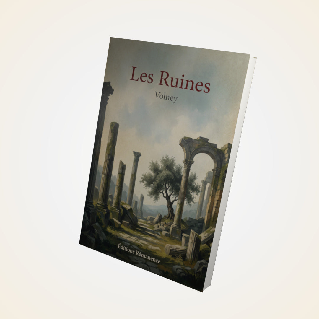 Livre Les Ruines – Volney - Couverture 3D