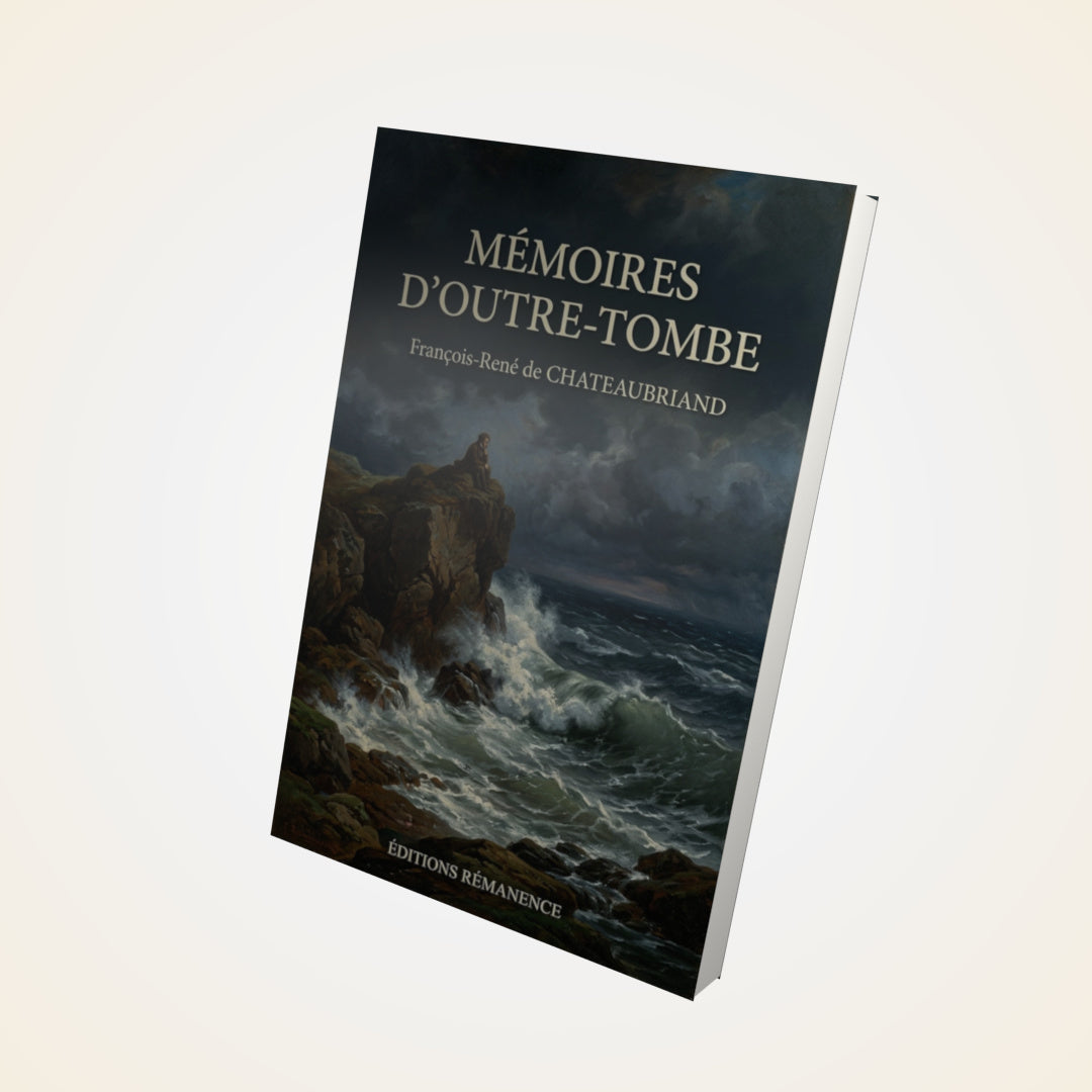 Livre Mémoires d'outre-tombe – Chateaubriand - Couverture 3D