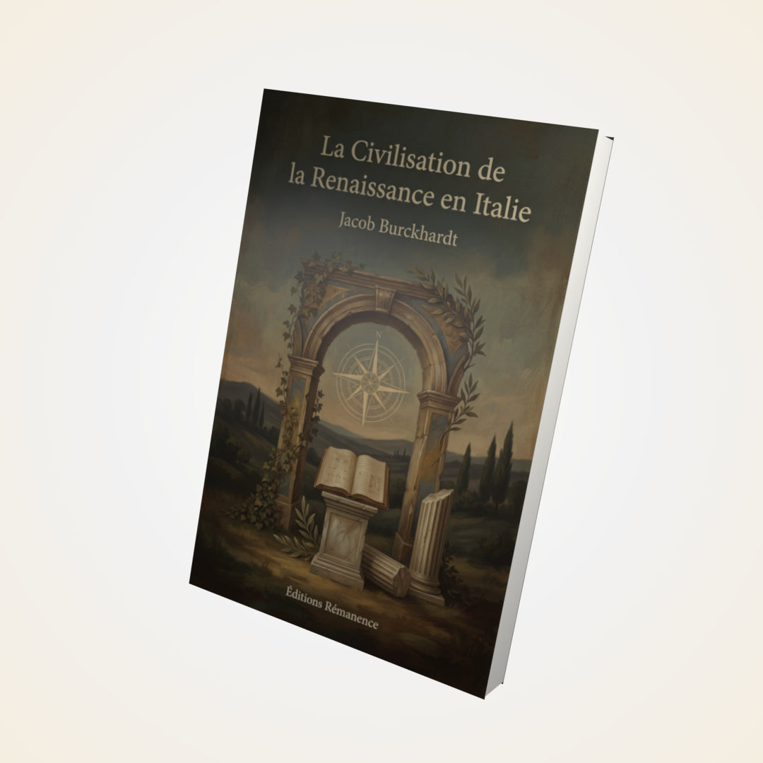 Livre La Civilisation de la Renaissance en Italie – Jacob Burckhardt - Couverture 3D
