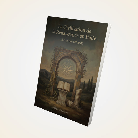 Livre La Civilisation de la Renaissance en Italie – Jacob Burckhardt - Couverture 3D