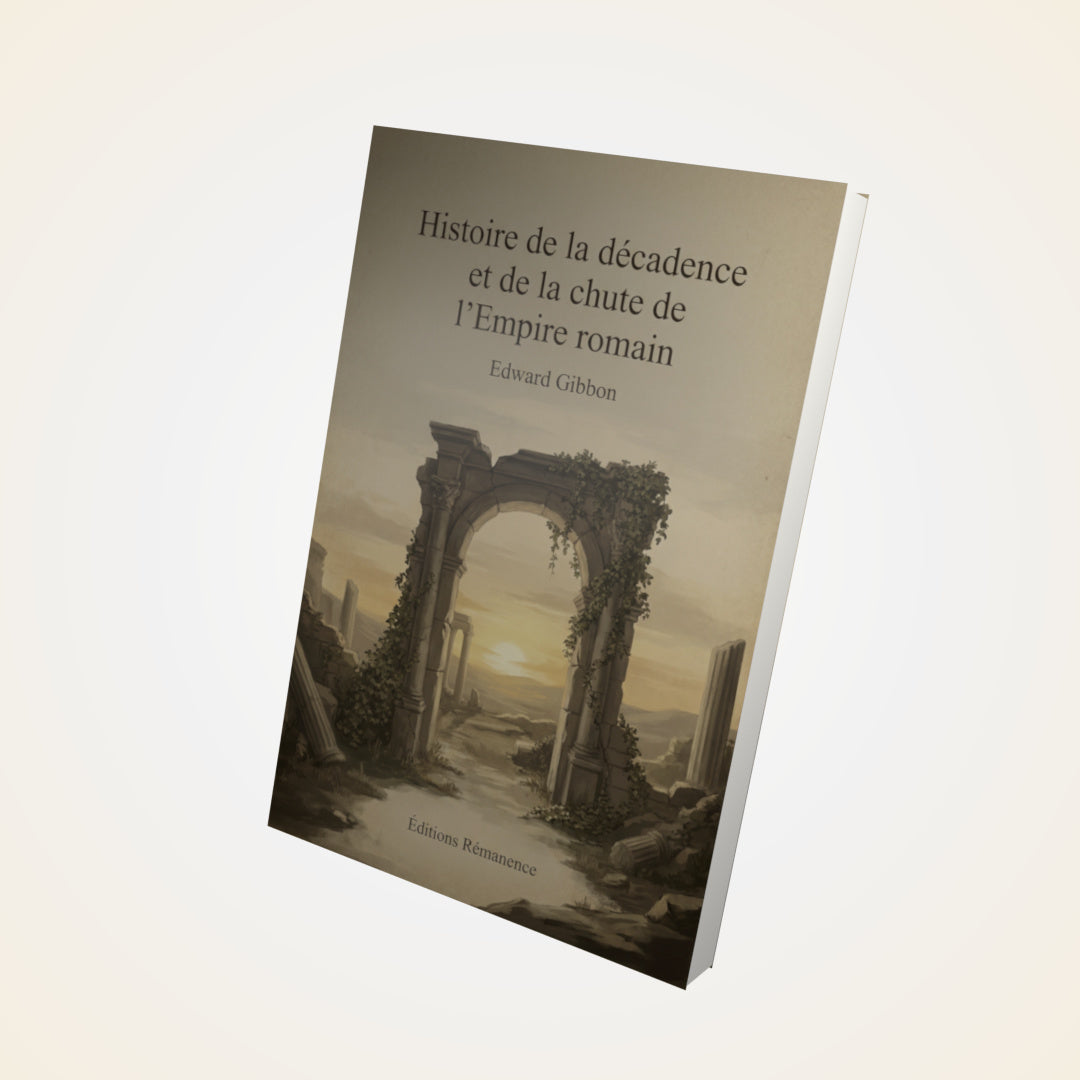 Livre Histoire de la décadence et de la chute de l'Empire romain – Edward Gibbon - Couverture 3D