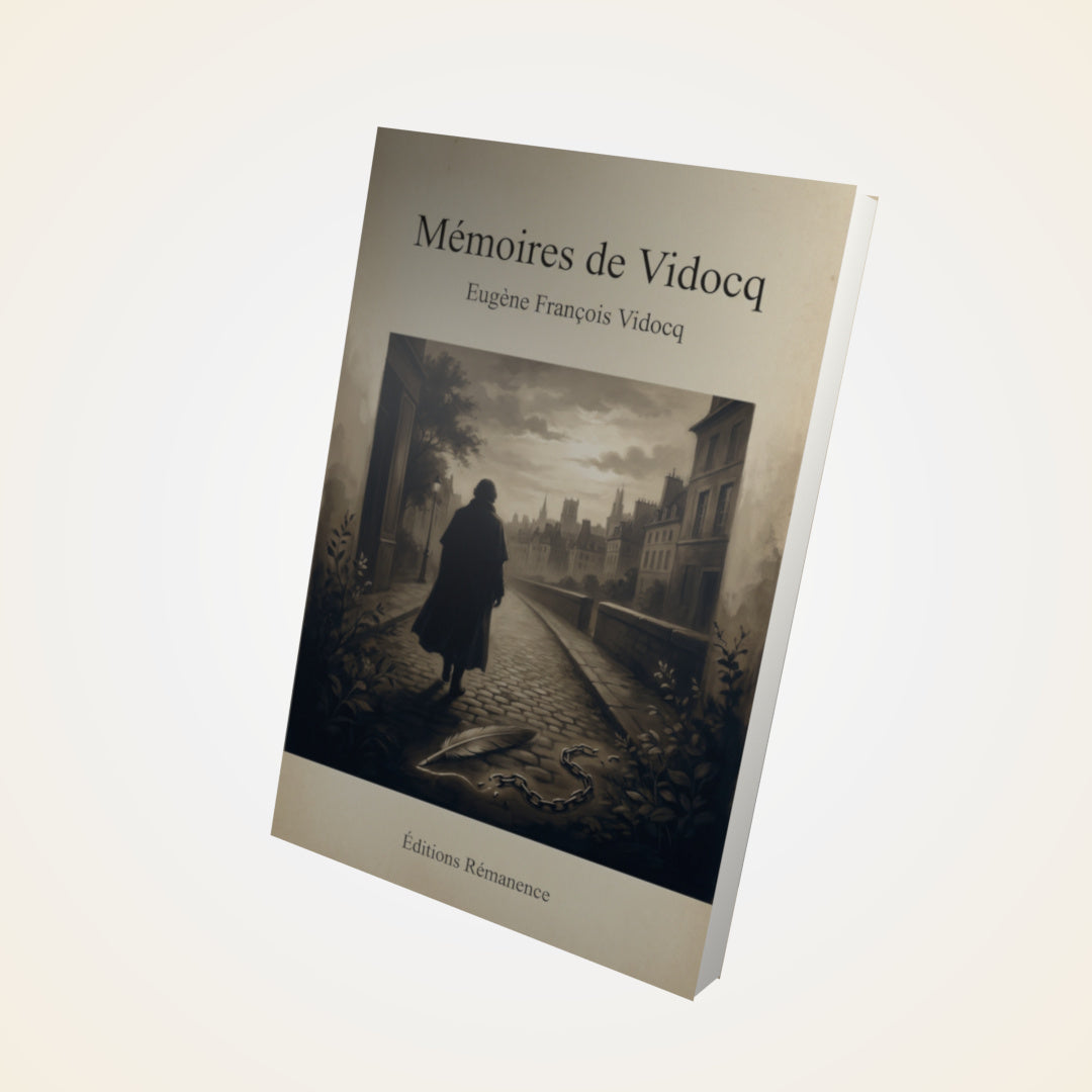 Livre Mémoires de Vidocq – Eugène François Vidocq - Couverture 3D