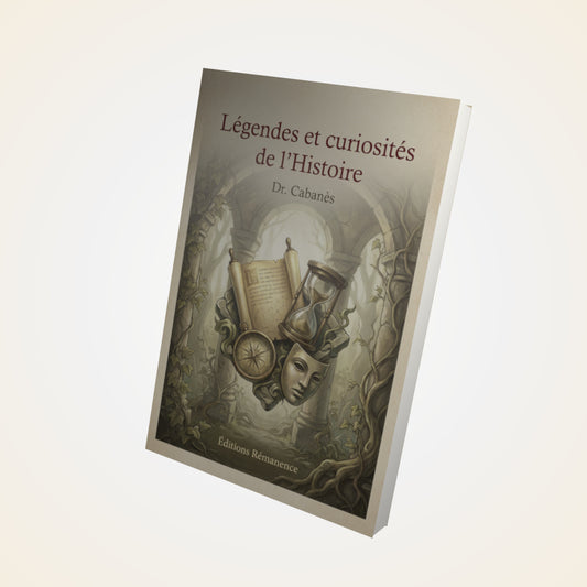 Livre Légendes et curiosités de l'Histoire – Dr. Cabanès - Couverture 3D