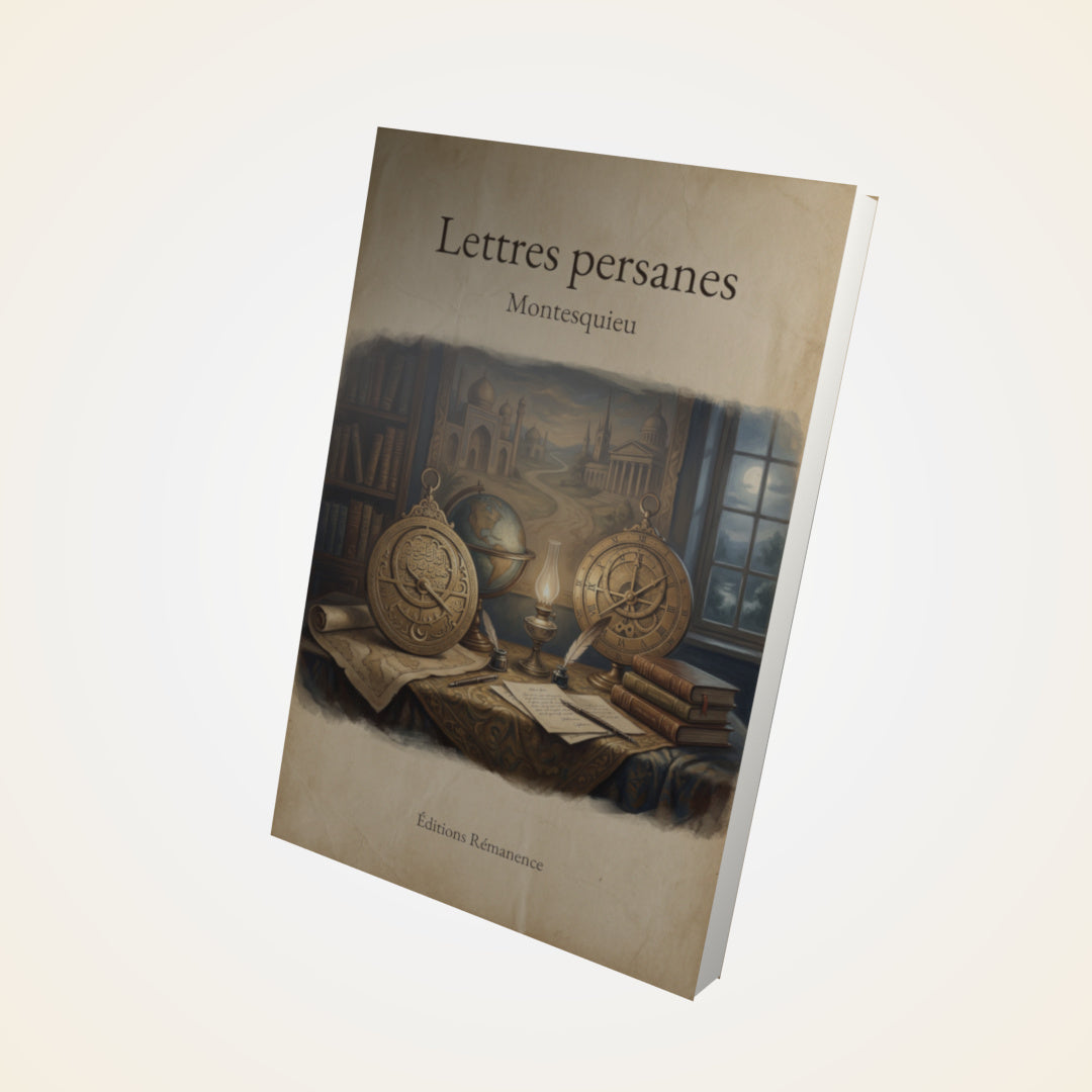 Livre Lettres persanes – Montesquieu - Couverture 3D
