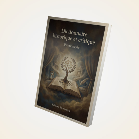Livre Dictionnaire historique et critique – Pierre Bayle - Couverture 3D