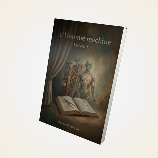 Livre L'Homme machine – La Mettrie - Couverture 3D