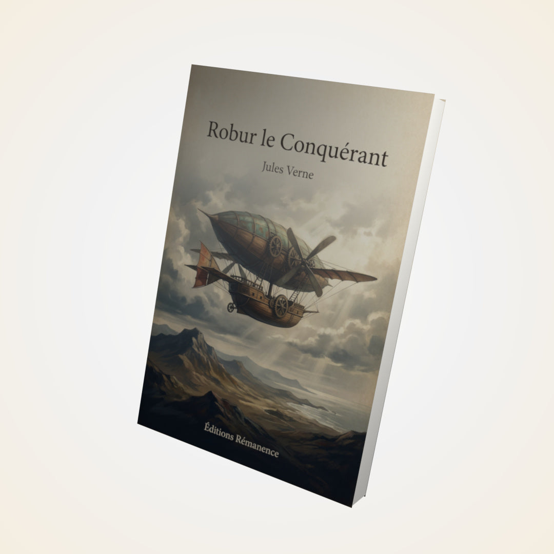 Livre Robur le Conquérant – Jules Verne - Couverture 3D