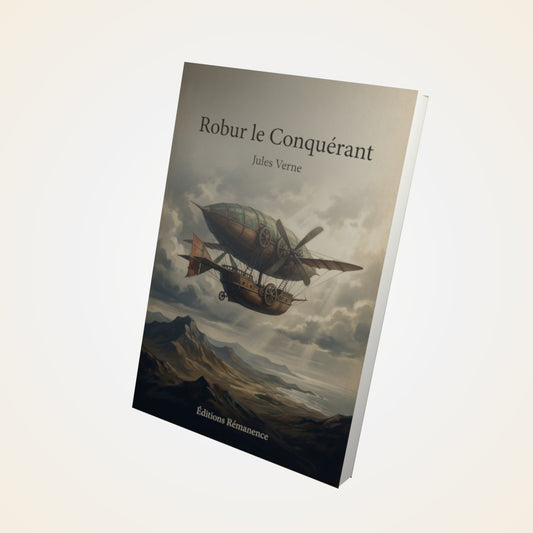 Livre Robur le Conquérant – Jules Verne - Couverture 3D