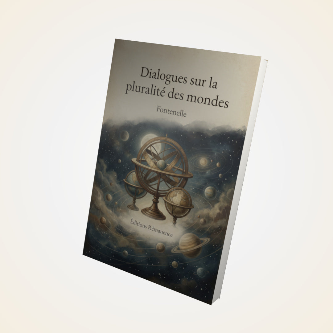 Livre Dialogues sur la pluralité des mondes – Fontenelle - Couverture 3D