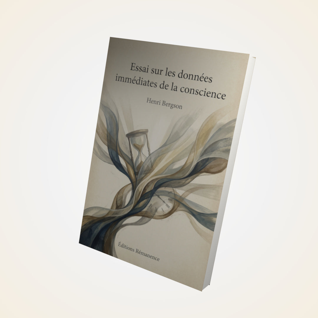 Livre Essai sur les données immédiates de la conscience – Henri Bergson - Couverture 3D
