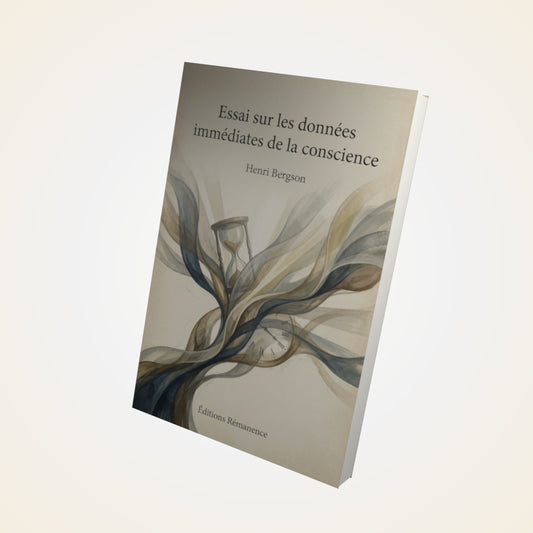 Livre Essai sur les données immédiates de la conscience – Henri Bergson - Couverture 3D