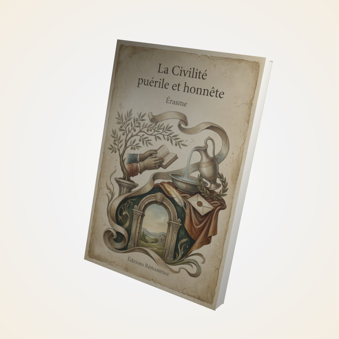 Livre La Civilité puérile et honnête – Érasme - Couverture 3D
