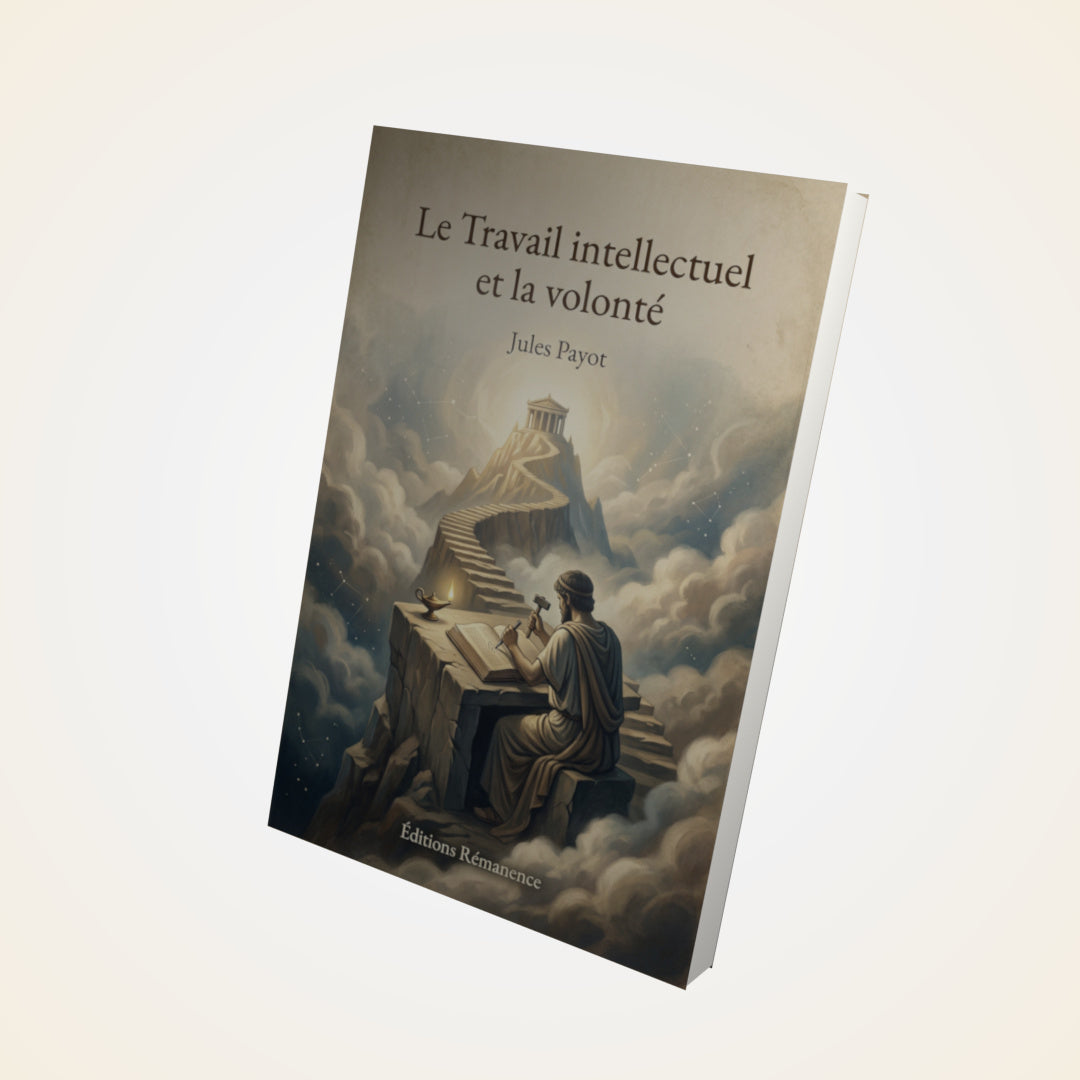 Livre Le Travail intellectuel et la volonté – Jules Payot - Couverture 3D