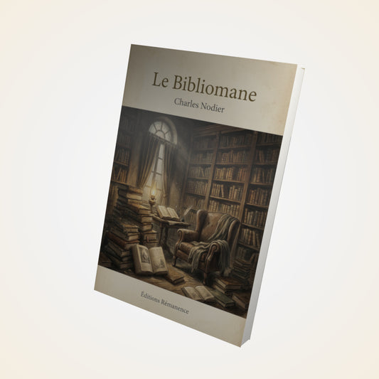 Livre Le Bibliomane – Charles Nodier - Couverture 3D