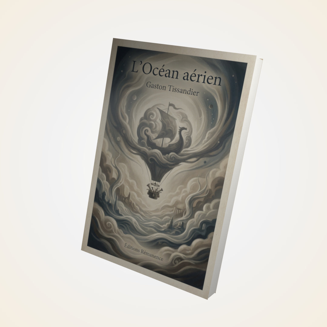 Livre L'Océan aérien – Gaston Tissandier - Couverture 3D