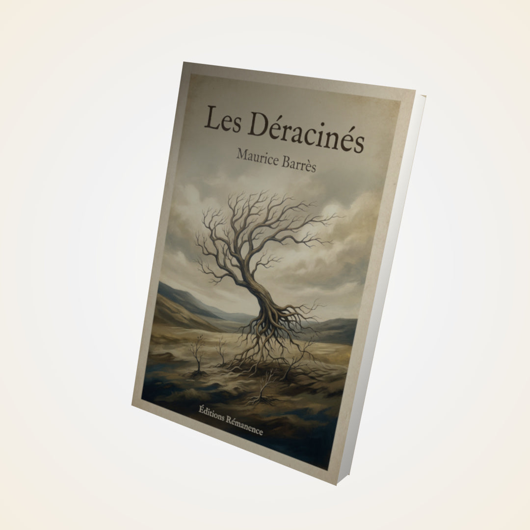 Livre Les Déracinés – Maurice Barrès - Couverture 3D
