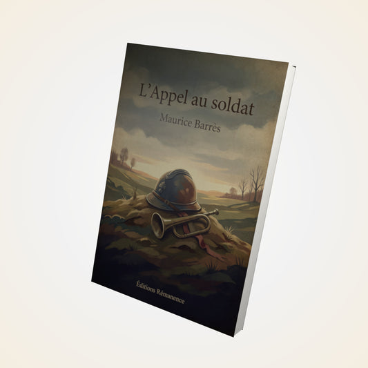Livre L’Appel au soldat – Maurice Barrès - Couverture 3D