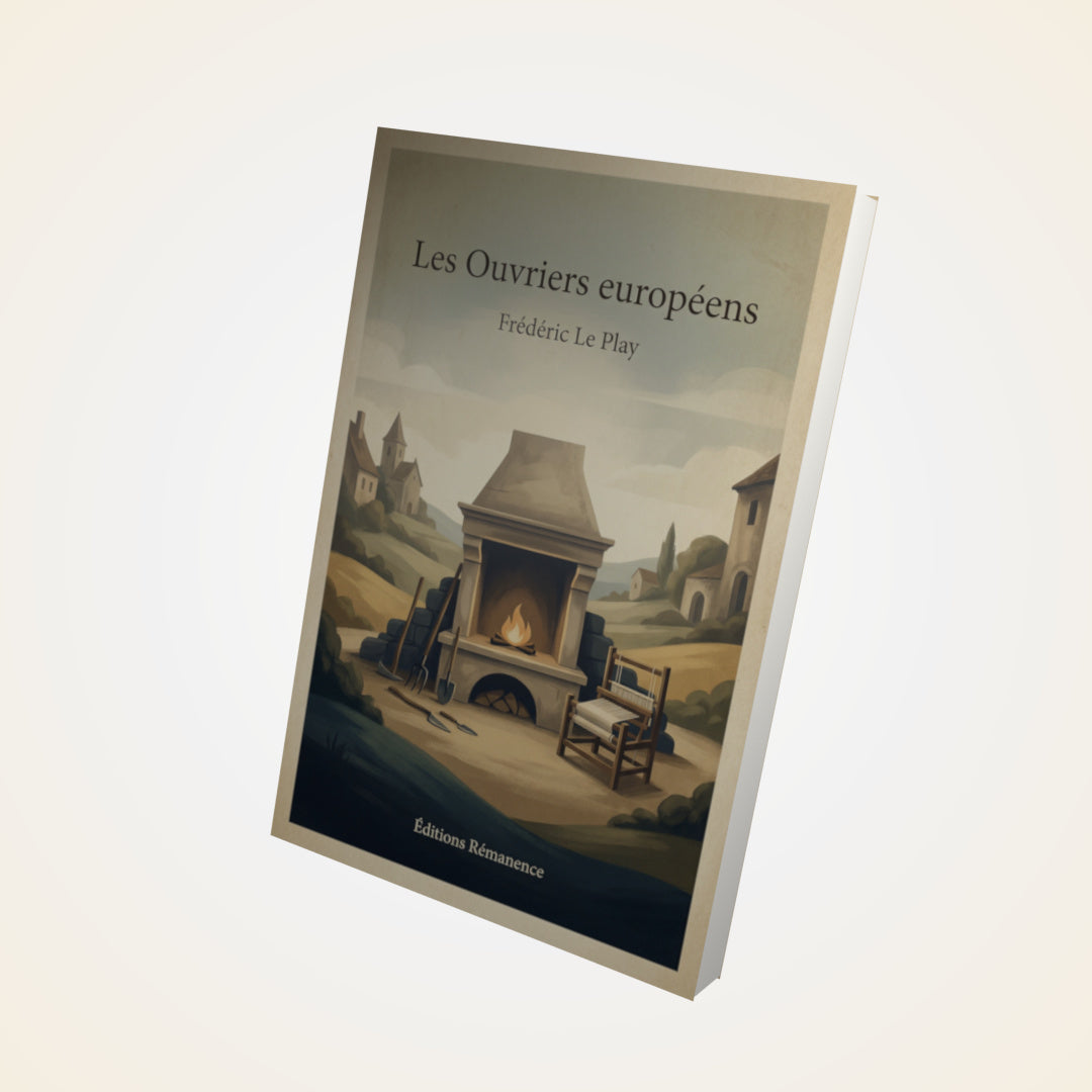 Livre Les Ouvriers européens – Frédéric Le Play - Couverture 3D