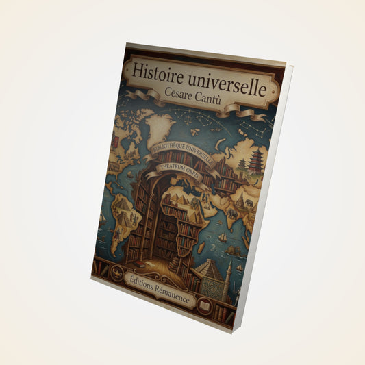 Livre Histoire universelle – Cesare Cantù - Couverture 3D