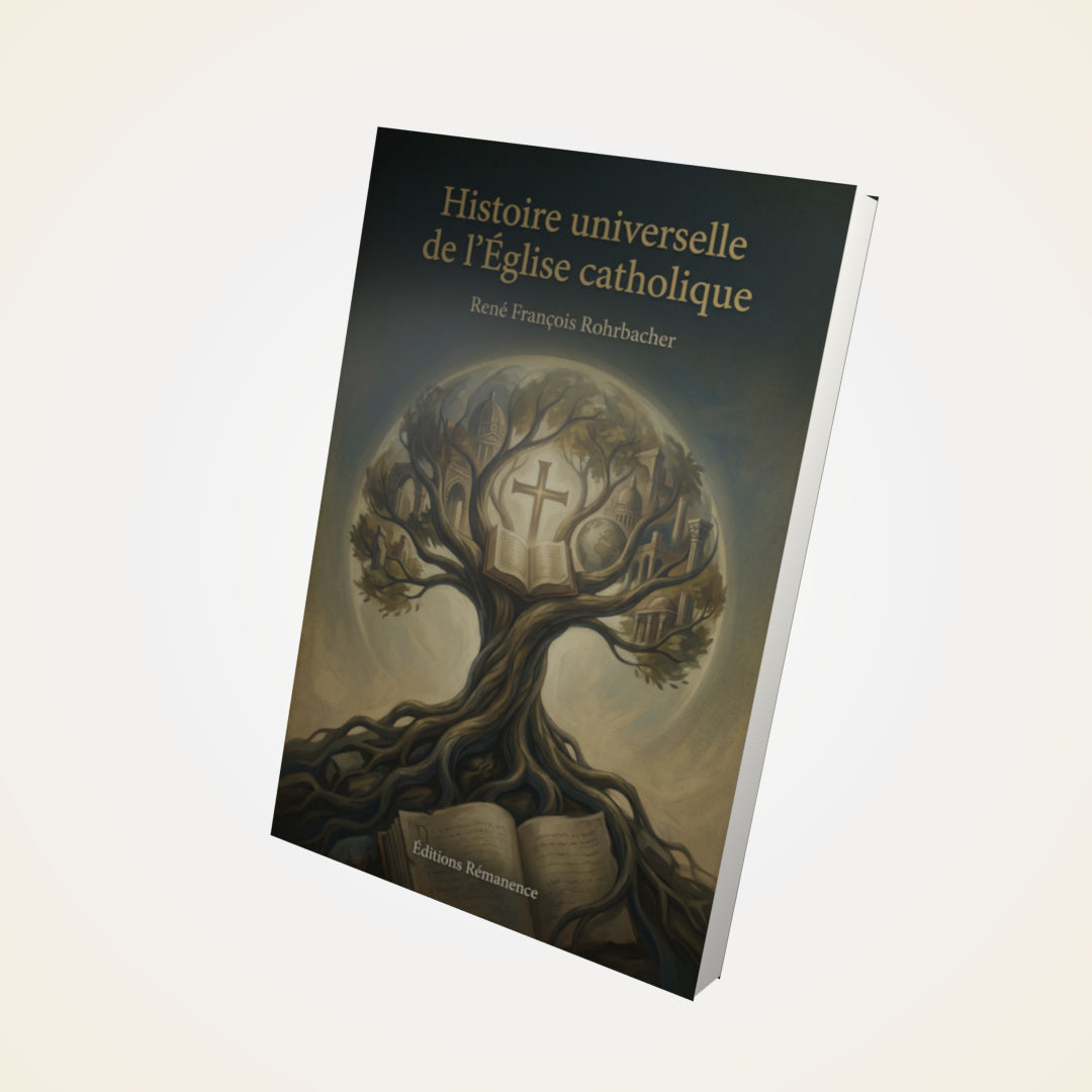 Livre Histoire universelle de l’Église catholique – René François Rohrbacher - Couverture 3D
