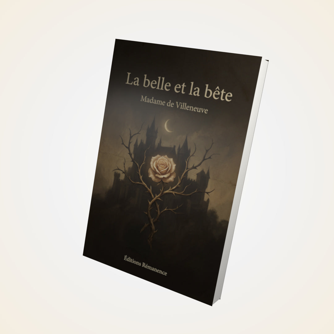 Livre La belle et la bête – Madame de Villeneuve - Couverture 3D