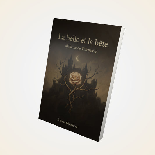 Livre La belle et la bête – Madame de Villeneuve - Couverture 3D