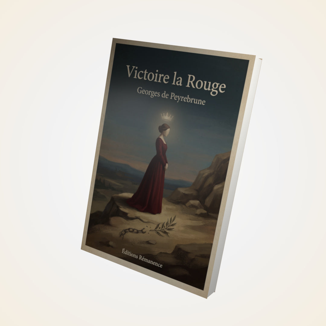 Livre Victoire la Rouge – Georges de Peyrebrune - Couverture 3D