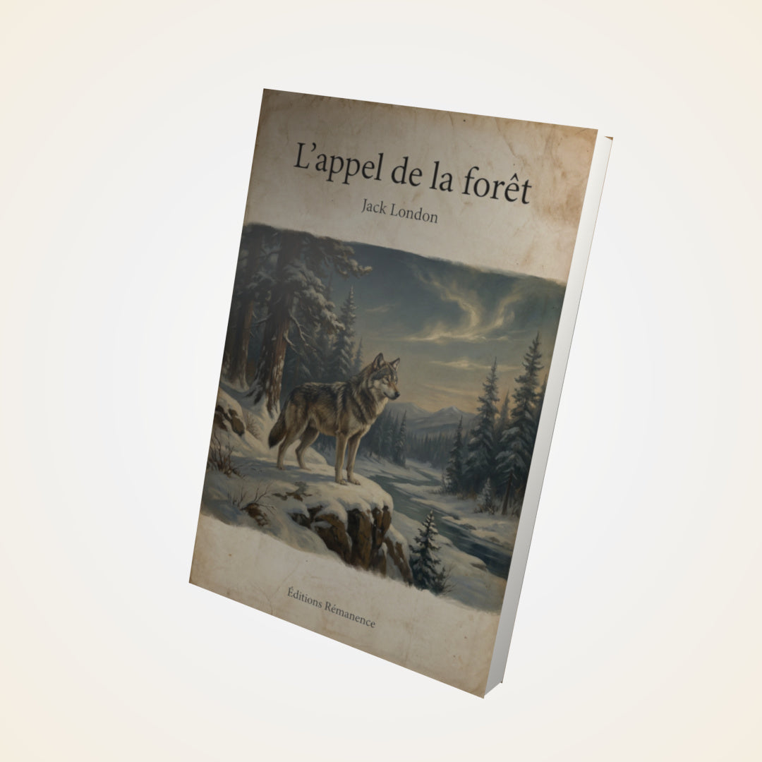 Livre L'appel de la forêt – Jack London - Couverture 3D