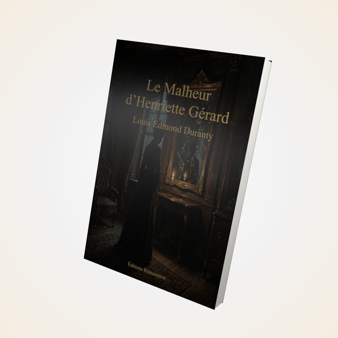 Livre Le Malheur d’Henriette Gérard – Louis Edmond Duranty - Couverture 3D