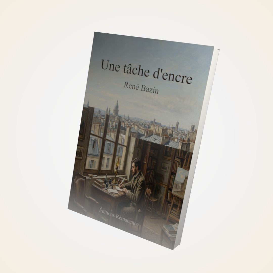 Livre Une tâche d'encre – René Bazin - Couverture 3D
