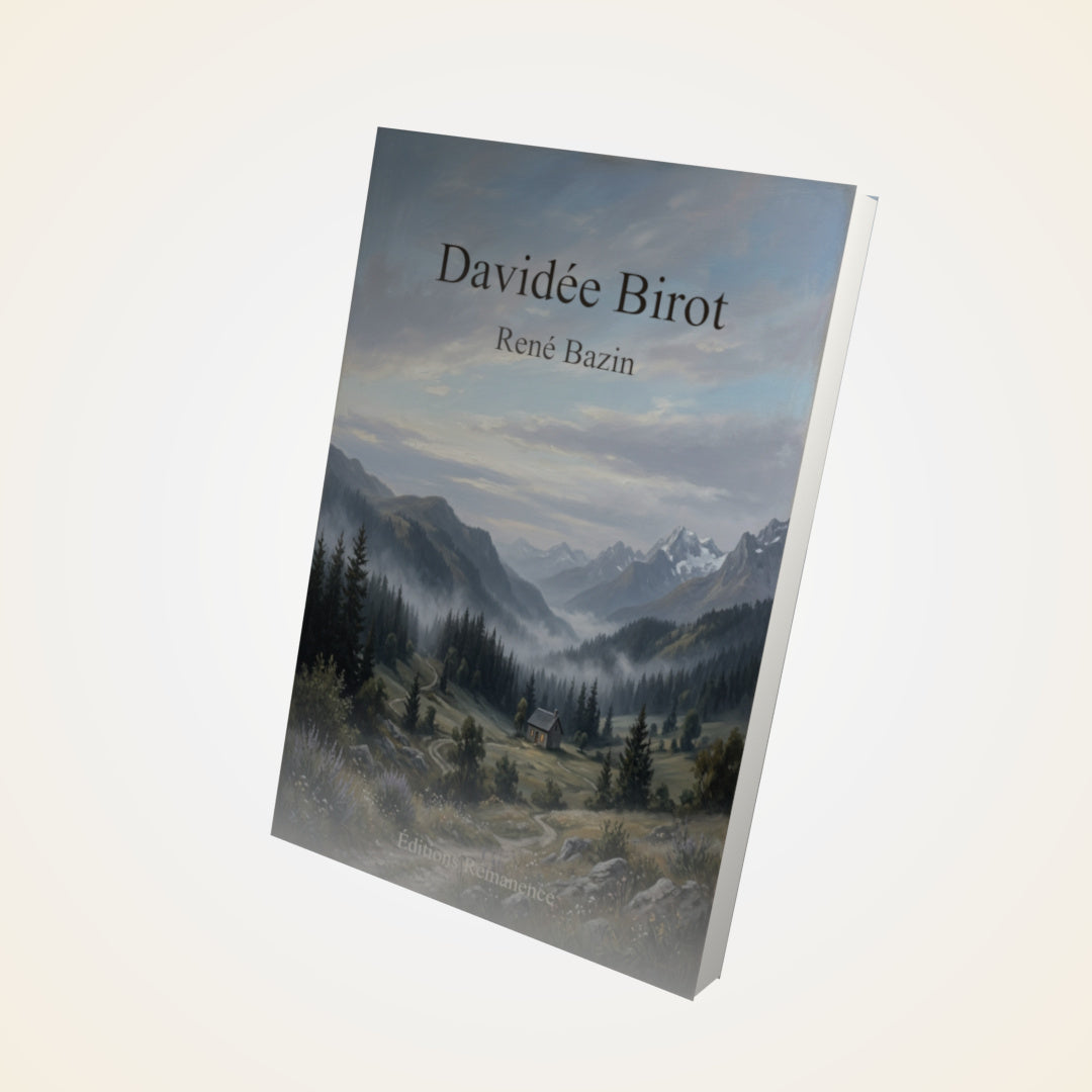 Livre Davidée Birot – René Bazin - Couverture 3D