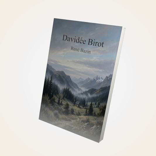 Livre Davidée Birot – René Bazin - Couverture 3D