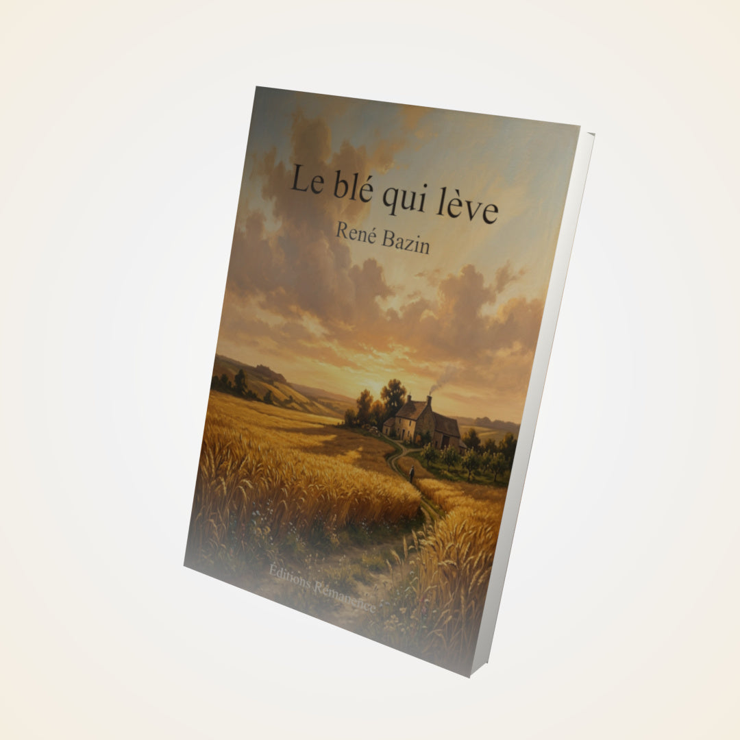 Livre Le blé qui lève – René Bazin - Couverture 3D