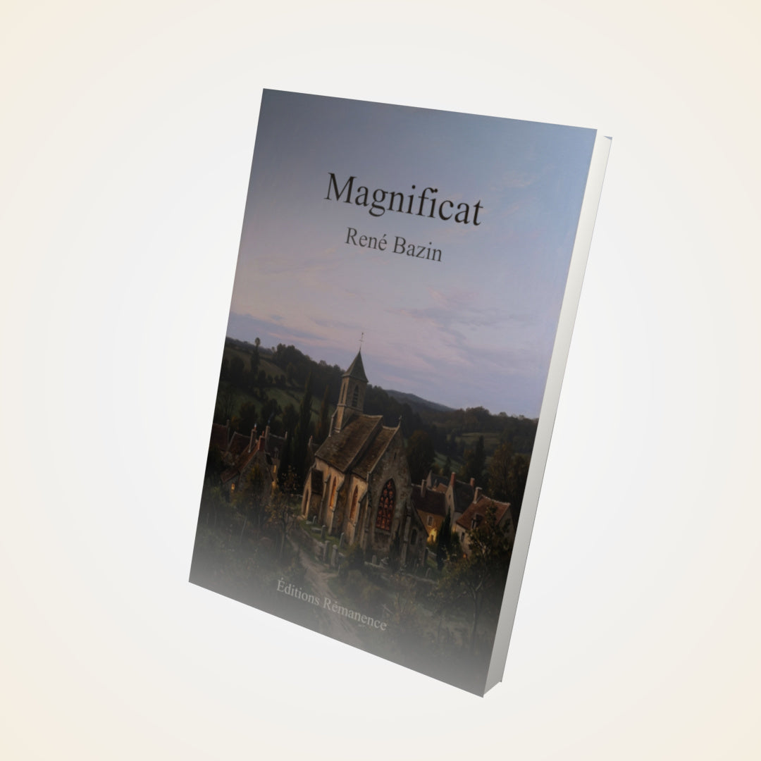 Livre Magnificat – René Bazin - Couverture 3D