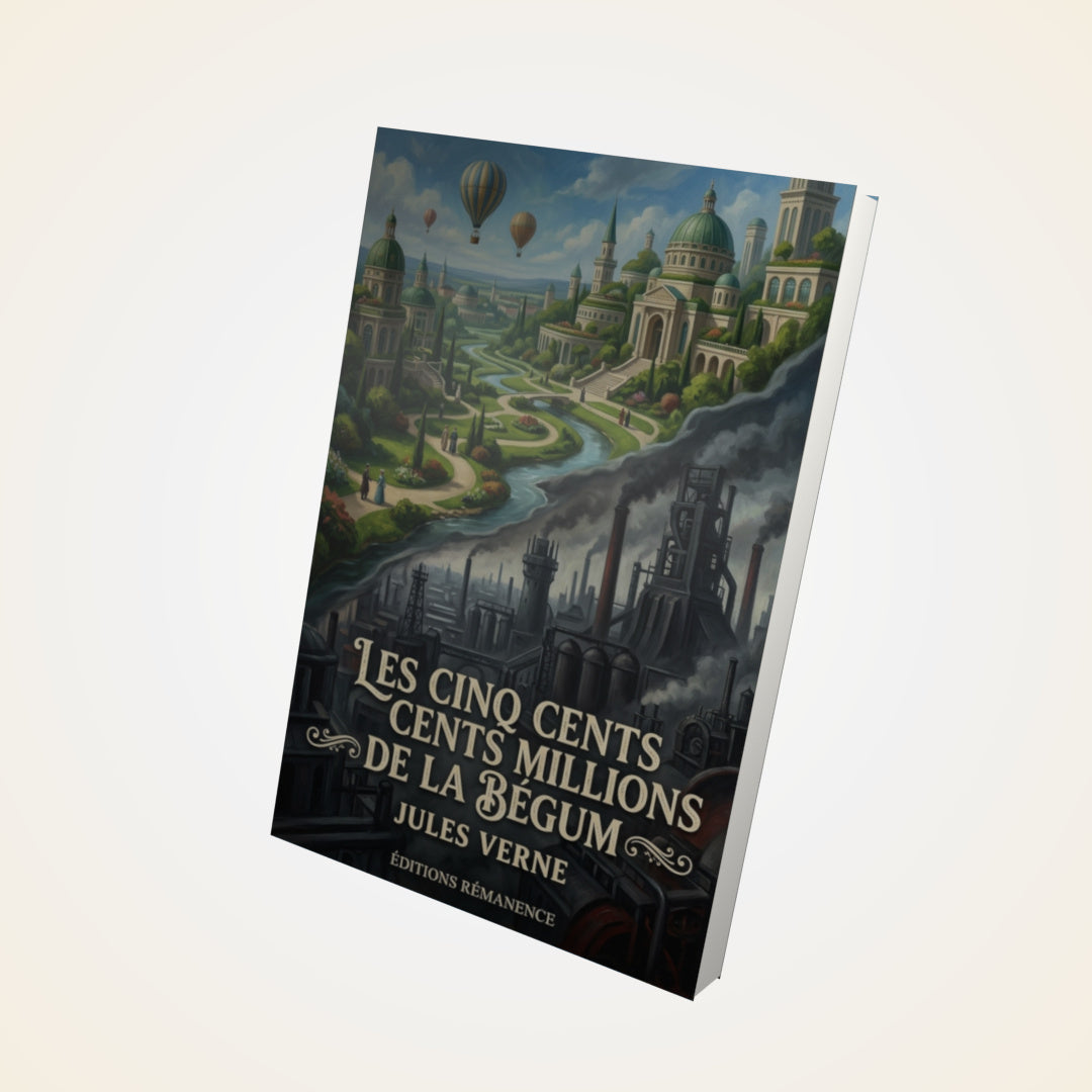 Livre Les Cinq Cents Millions De La Bégum - Jules Verne - Couverture 3D
