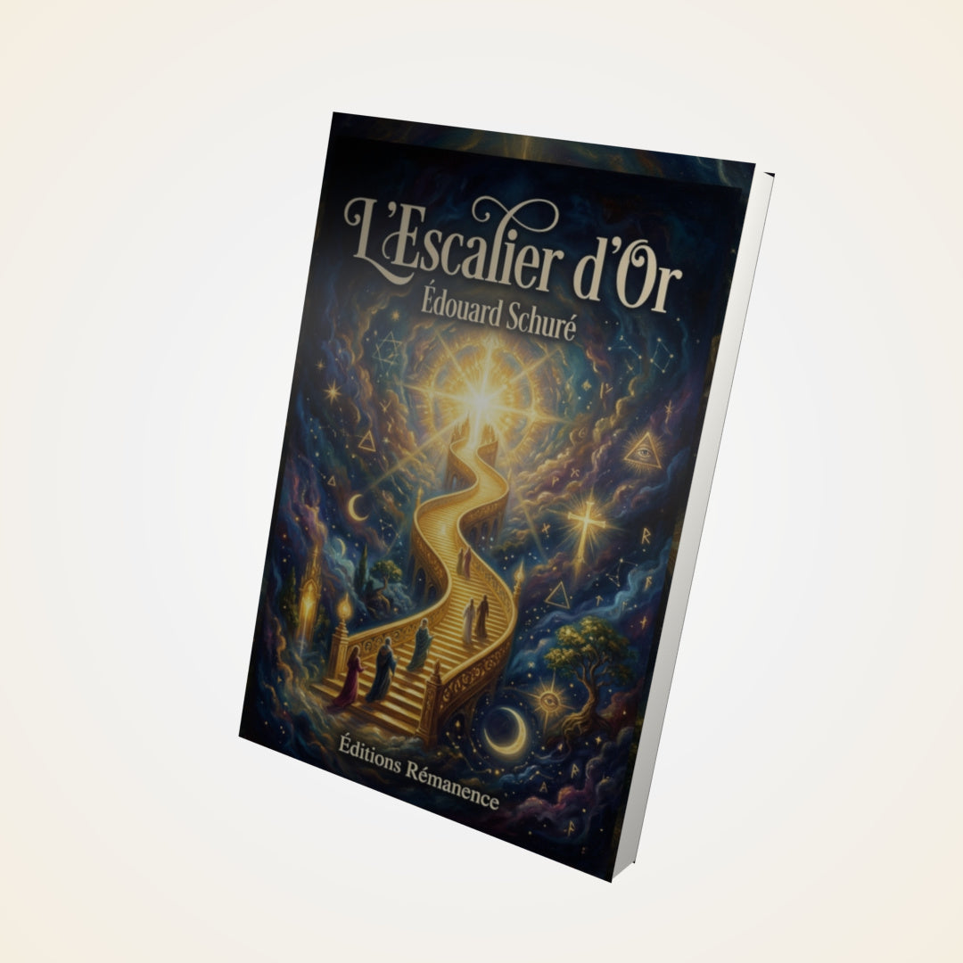 Livre L'Escalier d'Or - Édouard Schuré - Couverture 3D