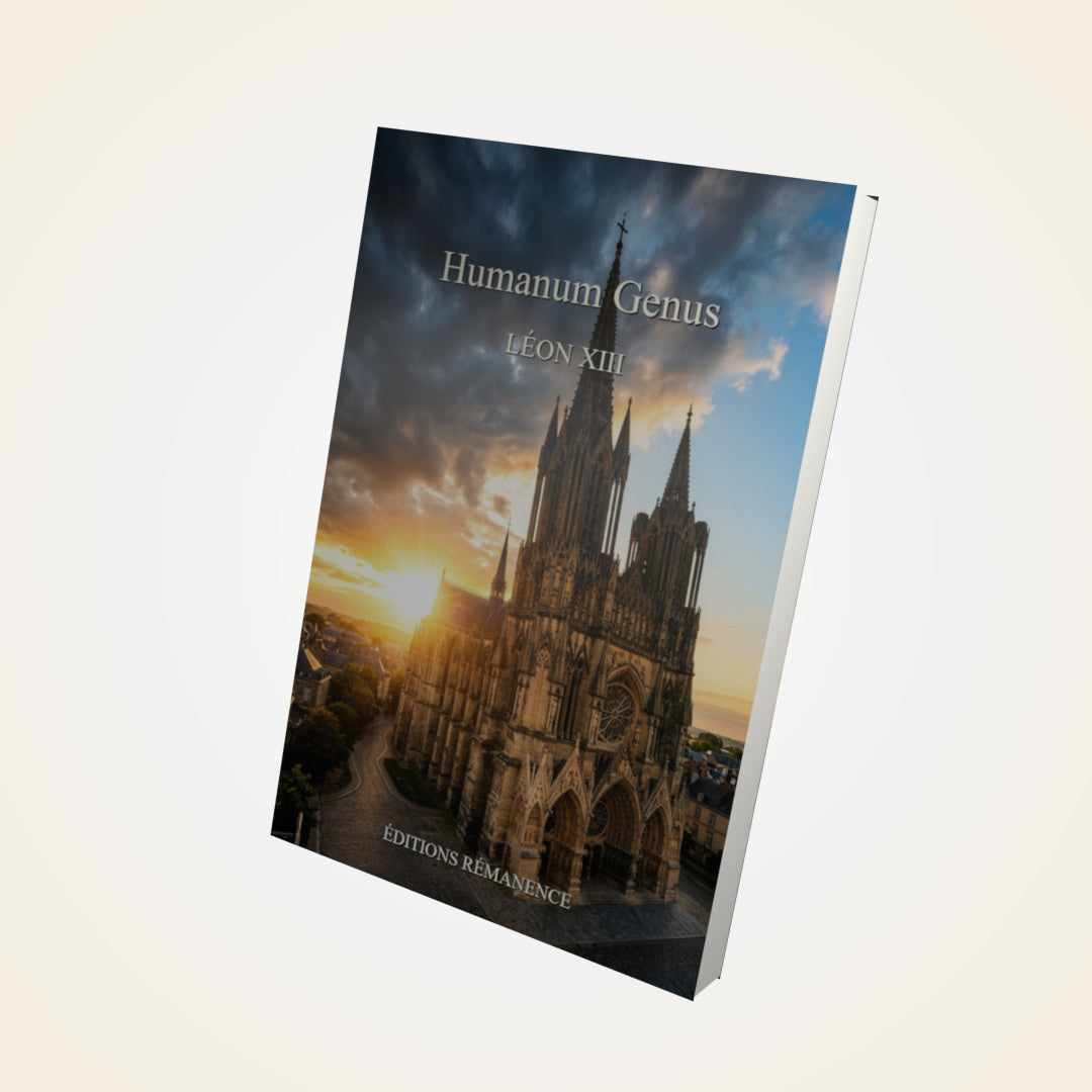Livre Humanum Genus - Léon XIII - Couverture 3D