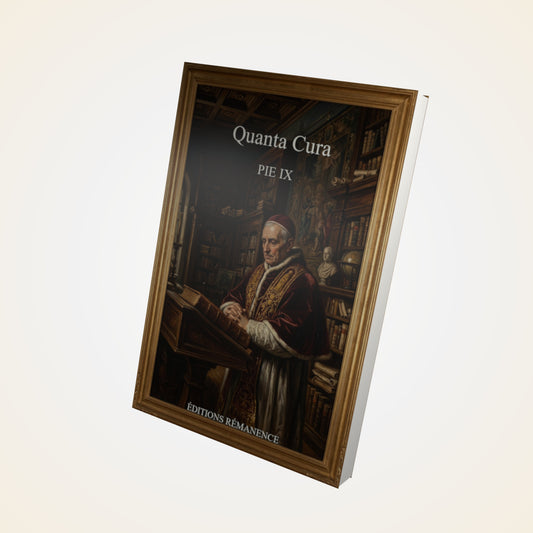 Livre Quanta Cura - Pie IX - Couverture 3D