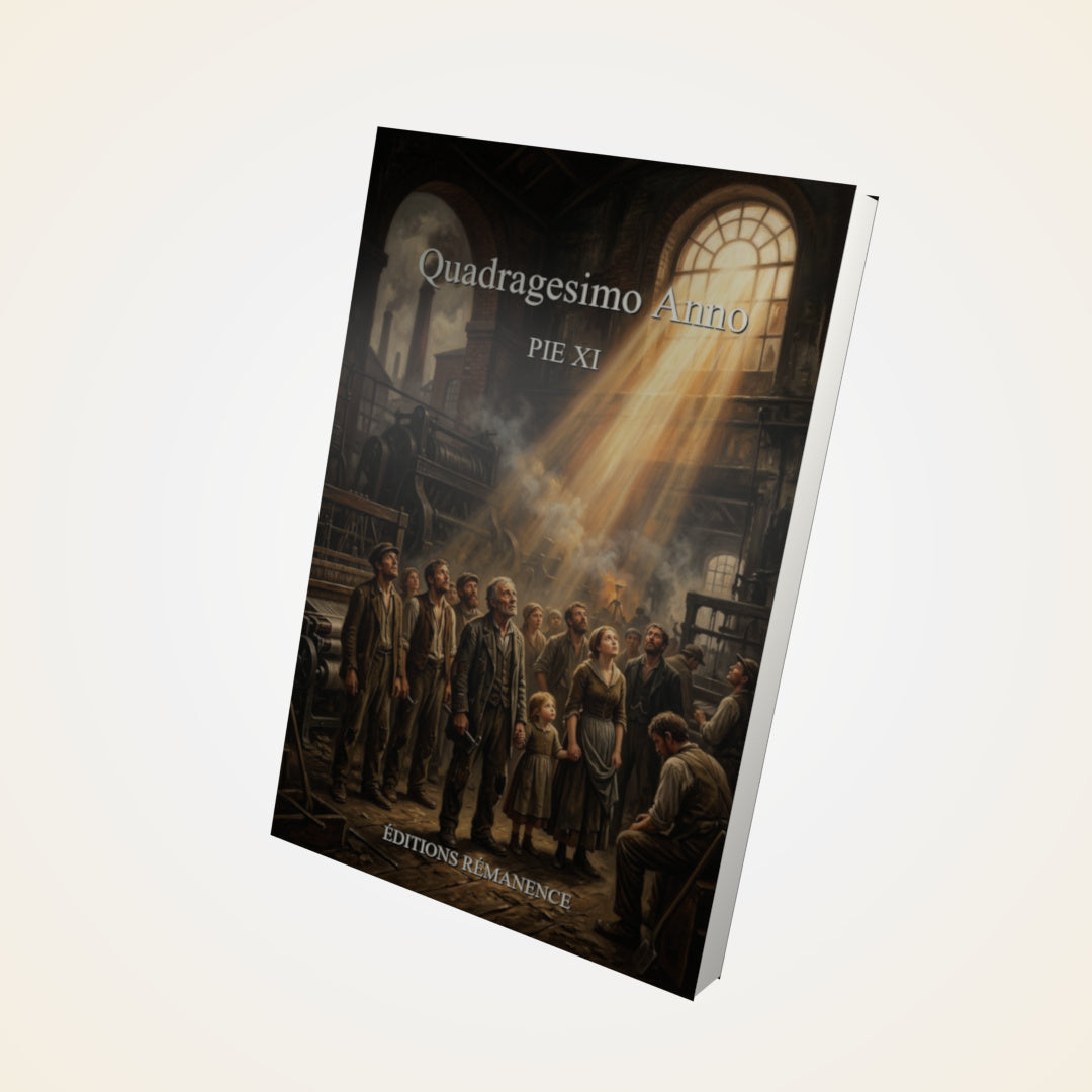 Livre Quadragesimo Anno - Pie XI - Couverture 3D