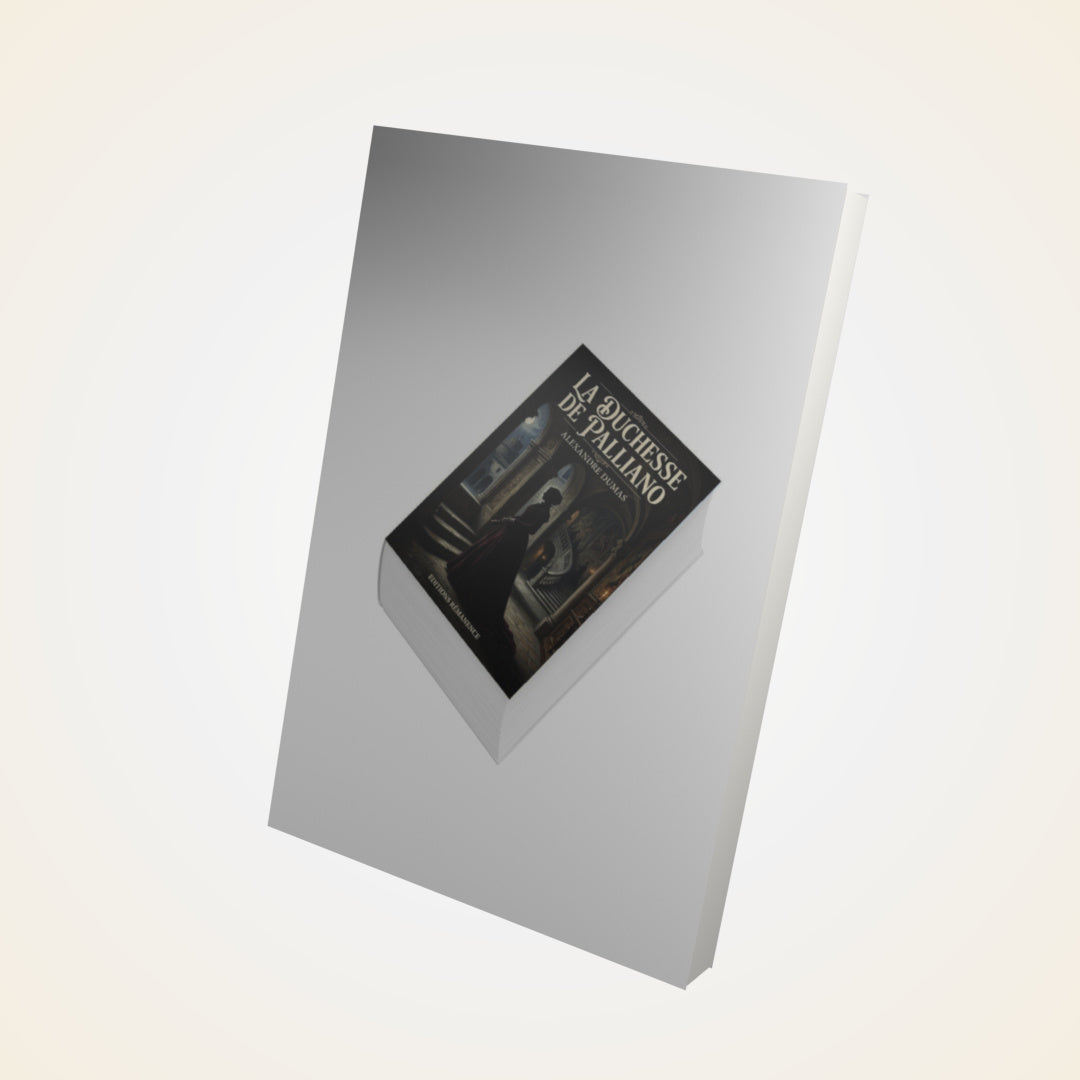 Livre La Duchesse de Palliano - Alexandre Dumas - Couverture 3D