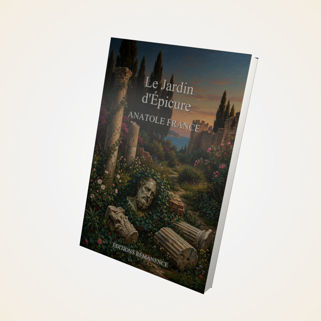 Livre Le Jardin d'Épicure - Anatole France - Couverture 3D