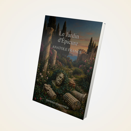 Livre Le Jardin d'Épicure - Anatole France - Couverture 3D