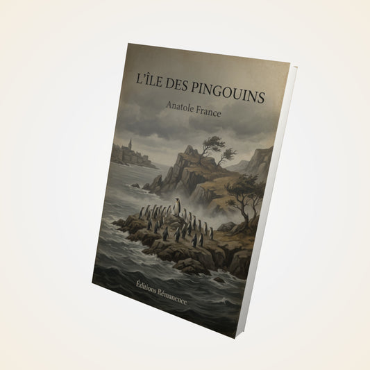 Livre L’Île des Pingouins - Anatole France - Couverture 3D