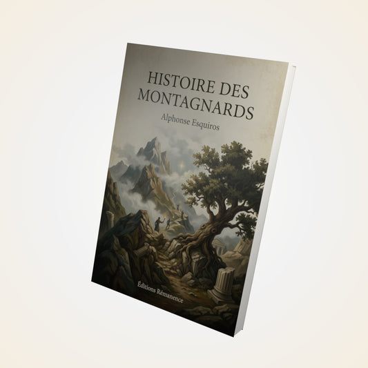Livre Histoire des Montagnards - Alphonse Esquiros - Couverture 3D