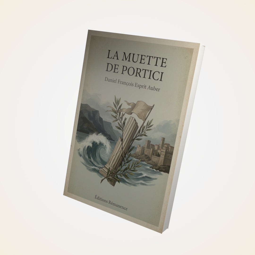 Livre La Muette de Portici - Daniel François Esprit Auber - Couverture 3D