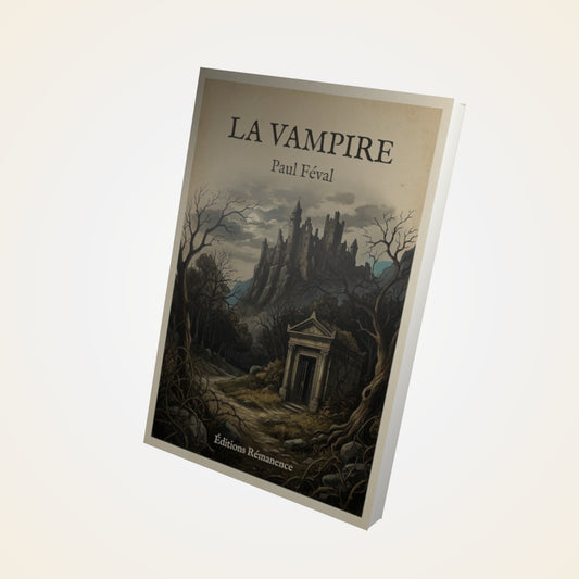 Livre La vampire - Paul Féval - Couverture 3D